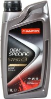 Купить моторное масло CHAMPION OEM Specific 5W-30 C2 1L  по цене от 312 грн.