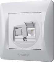Купить розетка Videx VF-BNSK1TF3-SS: цена от 90 грн.