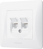 Купить розетка Videx VF-BNSK2PC6-W: цена от 224 грн.