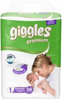 Купить подгузники Giggles Premium 1 (/ 56 pcs) по цене от 272 грн.