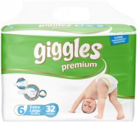 Купить подгузники Giggles Premium 6 (/ 32 pcs) по цене от 328 грн.