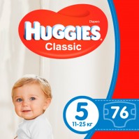 Купить подгузники Huggies Classic 5 (/ 76 pcs) по цене от 659 грн.