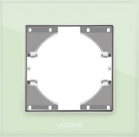 Купить рамка для розетки / вимикача Videx VF-BNFRG1H-GR: цена от 209 грн.