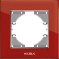 Купить рамка для розетки / выключателя Videx VF-BNFRG1H-RD  по цене от 209 грн.