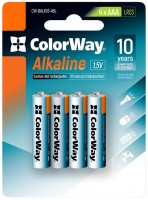 Купить аккумулятор / батарейка ColorWay Alkaline Power 4xAAA: цена от 76 грн.