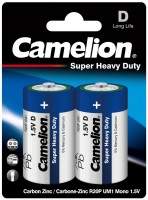 Купити акумулятор / батарейка Camelion Super Heavy Duty 2xD Blue  за ціною від 87 грн.