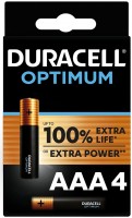 Купить аккумулятор / батарейка Duracell Optimum 4xAAA  по цене от 49 грн.