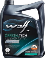 Купити моторне мастило WOLF Officialtech 5W-30 SP Extra 4L  за ціною від 963 грн.
