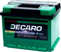 Купить автоаккумулятор DECARO Master (6CT-60L) по цене от 2344 грн.