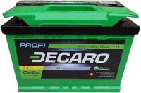 Купить автоаккумулятор DECARO Profi (6CT-60L) по цене от 2498 грн.