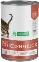 Купить корм для кошек Natures Protection Adult Canned Chicken/Duck  по цене от 170 грн.