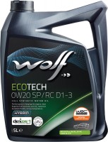 Купить моторное масло WOLF Ecotech 0W-20 SP/RC D1-3 5L  по цене от 1256 грн.
