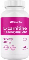 Купить сжигатель жира Sporter L-Carnitine 670 mg + CoQ10 30 mg 45 cap  по цене от 331 грн.