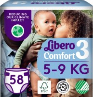 Купити підгузки Libero Comfort 3 (/ 58 pcs) за ціною від 542 грн.