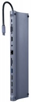 Купить картридер / USB-хаб Cablexpert A-CM-COMBO11-01  по цене от 1784 грн.