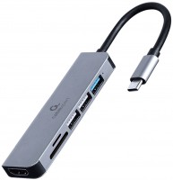 Купить картридер / USB-хаб Cablexpert A-CM-COMBO6-02  по цене от 599 грн.