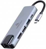 Купить картридер / USB-хаб Cablexpert A-CM-COMBO5-04: цена от 799 грн.