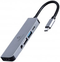 Купить картридер / USB-хаб Cablexpert A-CM-COMBO5-02: цена от 519 грн.