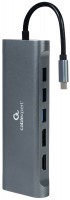 Купить картридер / USB-хаб Cablexpert A-CM-COMBO8-01: цена от 1870 грн.