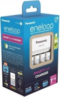 Купить зарядка аккумуляторных батареек Panasonic Smart-Quick Charger + Eneloop 4xAA 2000 mAh  по цене от 1868 грн.