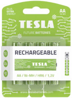 Купить аккумулятор / батарейка Tesla Rechargeable+ 4xAA 2400 mAh  по цене от 499 грн.