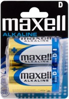Купить аккумулятор / батарейка Maxell Alkaline 2xD  по цене от 218 грн.