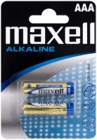 Купить аккумулятор / батарейка Maxell Alkaline 2xAAA  по цене от 102 грн.
