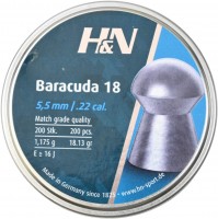 Купить пули и патроны Haendler & Natermann Baracuda 18 5.5 mm 1.175 g 200 pcs  по цене от 202 грн.