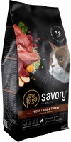 Купить корм для кошек Savory Adult Cat Sensitive Digestion Fresh Lamb/Turkey 8 kg: цена от 2799 грн.