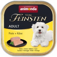 Купить корм для собак Animonda Vom Feinsten Adult Turkey/Cheese 150 g  по цене от 54 грн.