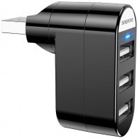 Купить картридер / USB-хаб Borofone DH3  по цене от 190 грн.