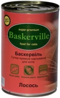 Купить корм для кошек Baskerville Cat Can with Salmon 400 g: цена от 93 грн.