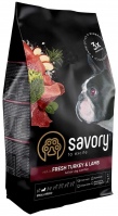 Купить корм для собак Savory Small Breed Rich in Fresh Turkey/Lamb 3 kg: цена от 795 грн.