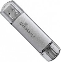 Купить USB-флешка MediaRange USB 3.0 Combo Flash Drive, with USB Type-C (128Gb) по цене от 465 грн.