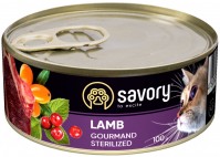 Купить корм для кошек Savory Cat Sterilised Lamb Pate 100 g: цена от 42 грн.