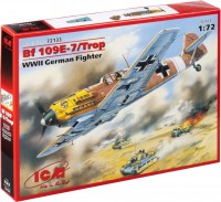 Купить сборная модель ICM Messerschmitt Bf 109E-7/Trop (1:72)  по цене от 409 грн.
