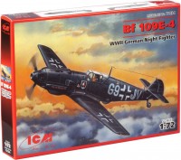 Купить сборная модель ICM Messerschmitt Bf 109E-4 (1:72) 72134  по цене от 409 грн.