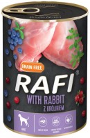 Купить корм для собак Rafi Adult Grain Free Rabbit Canned 400 g  по цене от 78 грн.