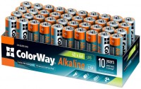 Купить аккумулятор / батарейка ColorWay Alkaline Power 40xAA: цена от 391 грн.