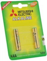 Купить аккумулятор / батарейка Mitsubishi Alkaline 2xAAA  по цене от 41 грн.