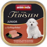 Купить корм для собак Animonda Vom Feinsten Junior Poultry Liver 150 g  по цене от 54 грн.