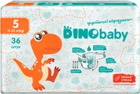 Купить подгузники Dino Baby Diapers 5 (/ 36 pcs) по цене от 219 грн.