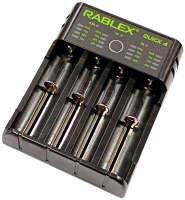 Купить зарядка аккумуляторных батареек Rablex RB-404  по цене от 409 грн.