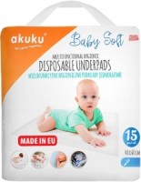 Купить подгузники Akuku Underpads 40x60 (/ 15 pcs) по цене от 249 грн.