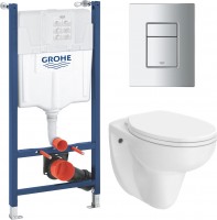 Купить инсталляция для туалета Grohe Solido Even UA38971966A WC: цена от 8359 грн.
