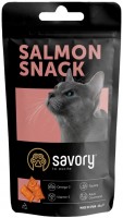 Купить корм для кошек Savory Snacks Pillows Gourmand with Salmon 60 g: цена от 76 грн.