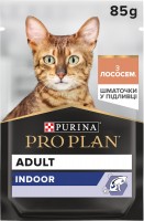 Купить корм для кошек Pro Plan Adult Indoor Salmon Pouch 85 g  по цене от 38 грн.