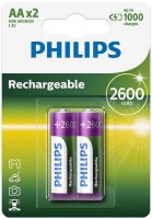 Купить аккумулятор / батарейка Philips MultiLife 2xAA 2600 mAh  по цене от 300 грн.