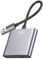 Купить картридер / USB-хаб XO HUB012A  по цене от 339 грн.