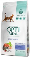 Купить корм для кошек Optimeal Adult Sterilised with Salmon 10 kg  по цене от 2890 грн.